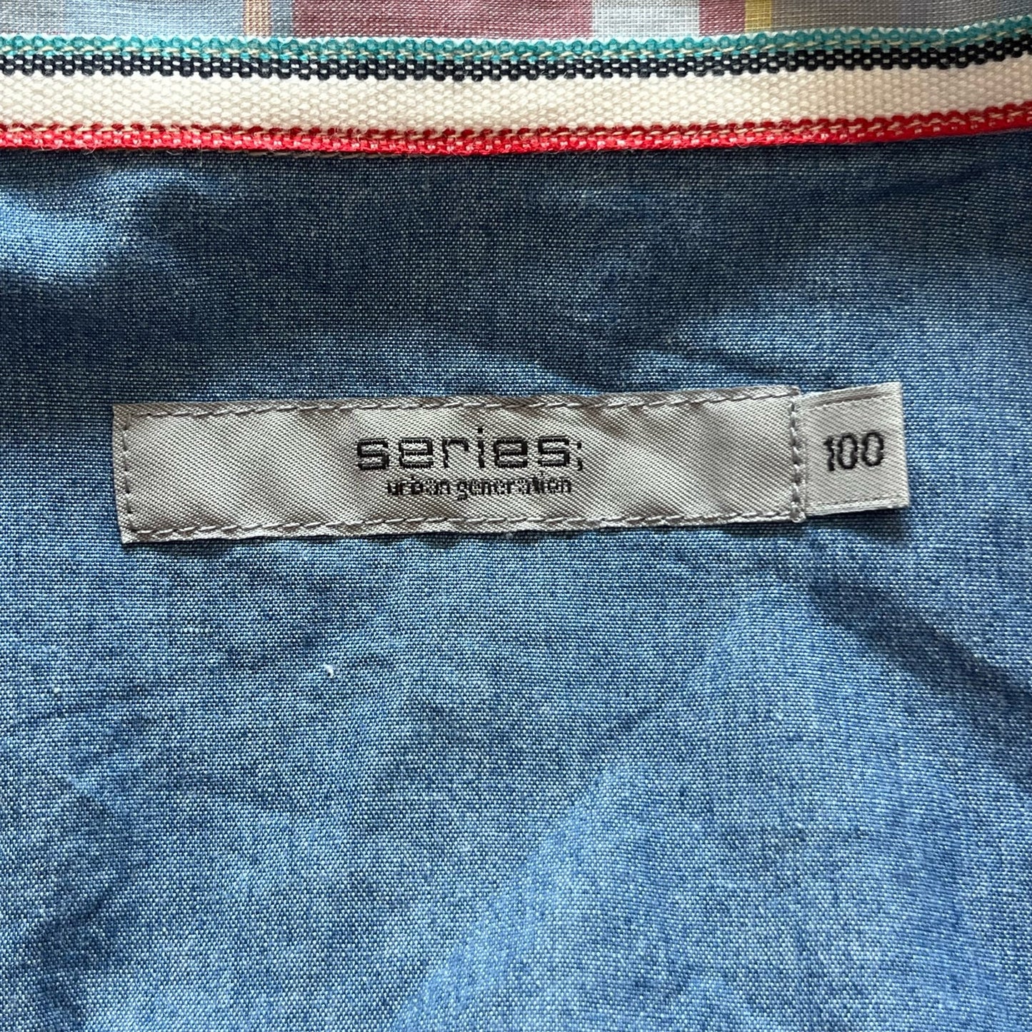 Series: Plaid Button-Down Shirt - Size 100 [KOR]