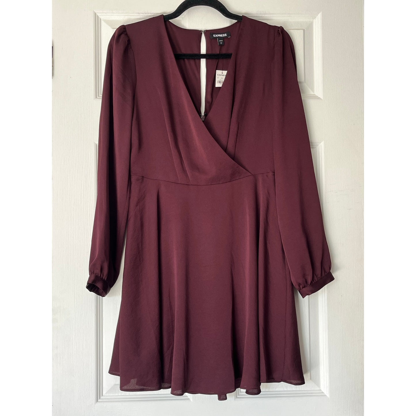 Express Deep-V Wrap Front Dress - Size S - NWT