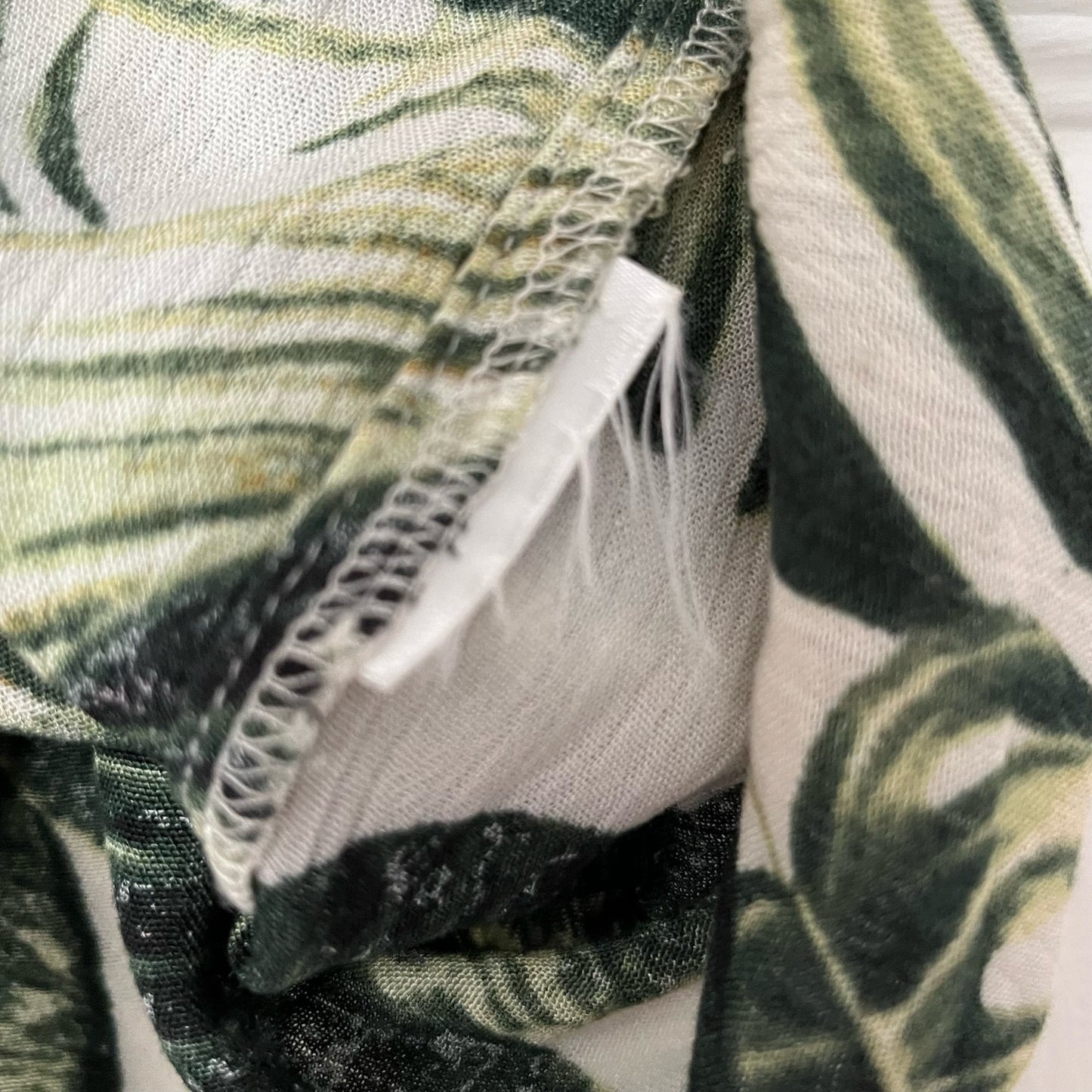 H&M Tropical Tie-Front Crop Top - Size 10