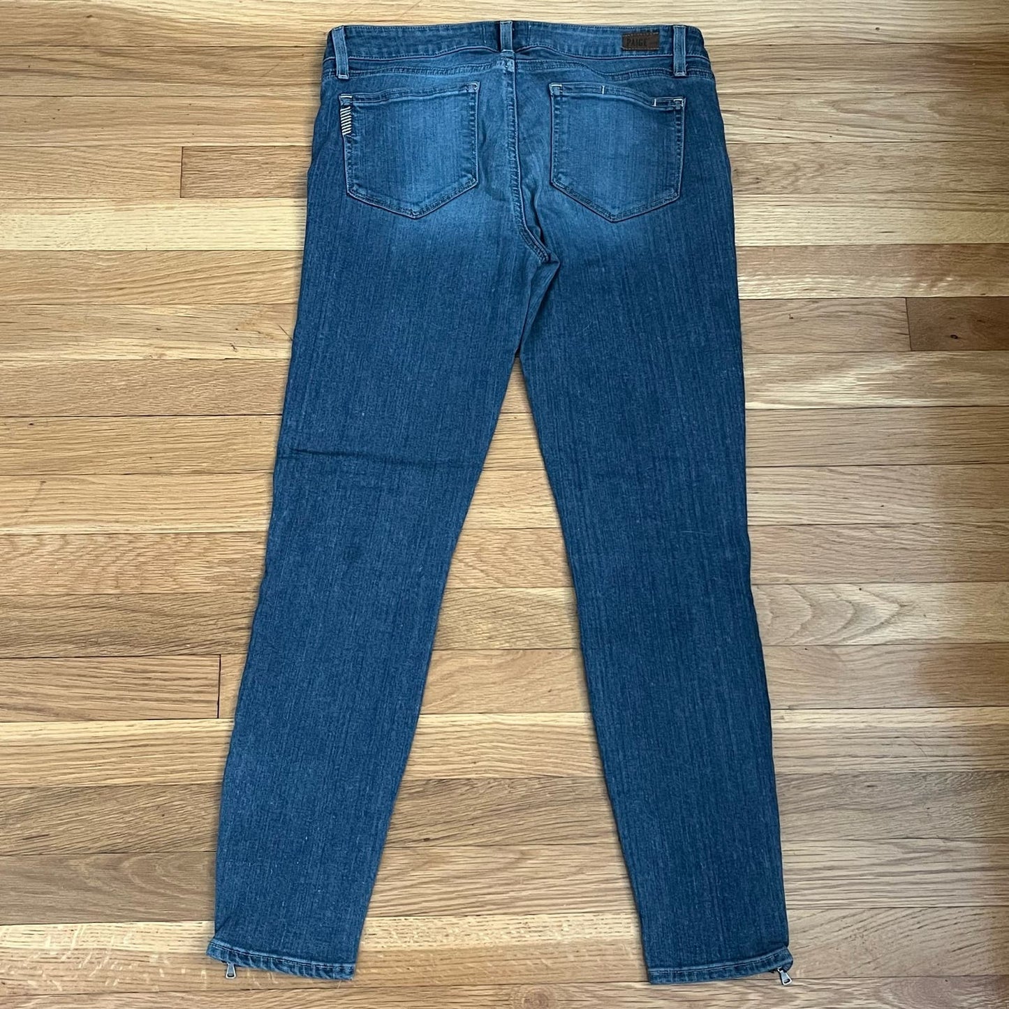 Paige Denim Ankle Zip Skinny Jeans - Size 29
