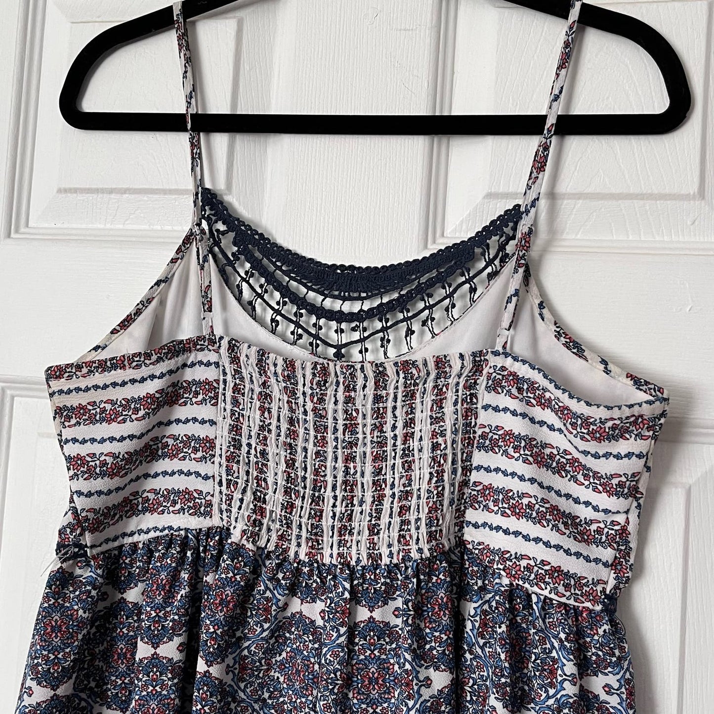 Charlotte Russe Floral Print Empire Waist Dress - Size L