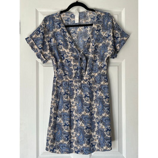 H&M Paisley A-Line Dress - Size 4
