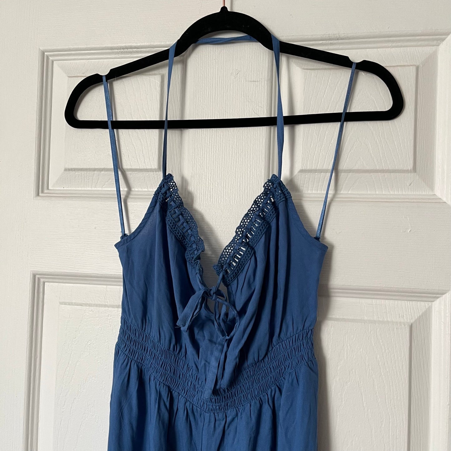 O'Neill Crochet and Eyelet Trim Jumpsuit - Size S
