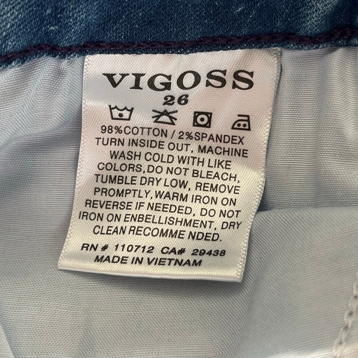 Vigoss Marley Mid-Rise Skinny Jeans - Size 26 - NWOT*