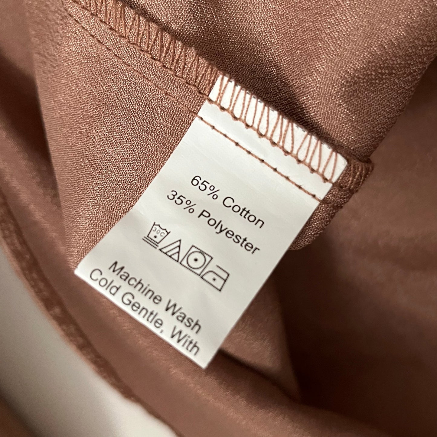 Shein Button-Down Silky Blouse - Size M