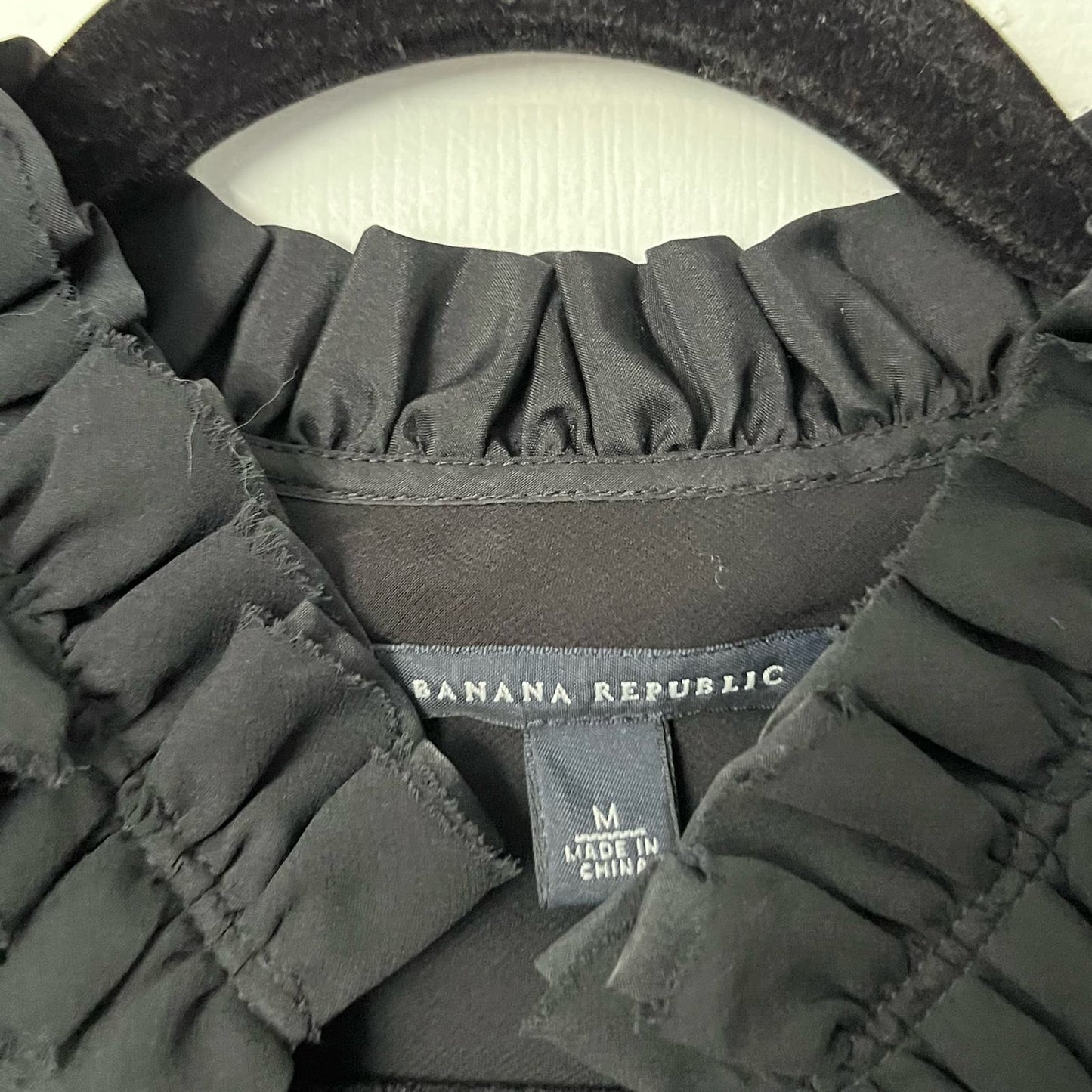 Banana Republic Ruffle Trim Top - Size M