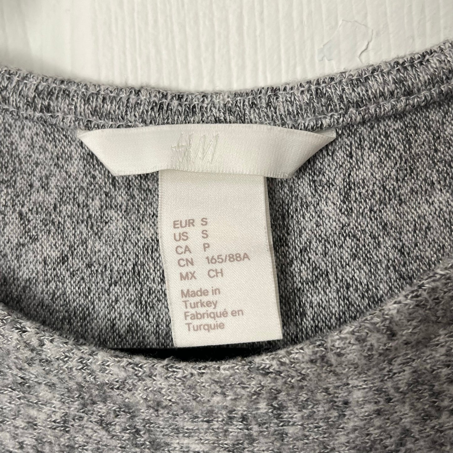 H&M Gray Heather Dolman Sleeve Sweater - Size S