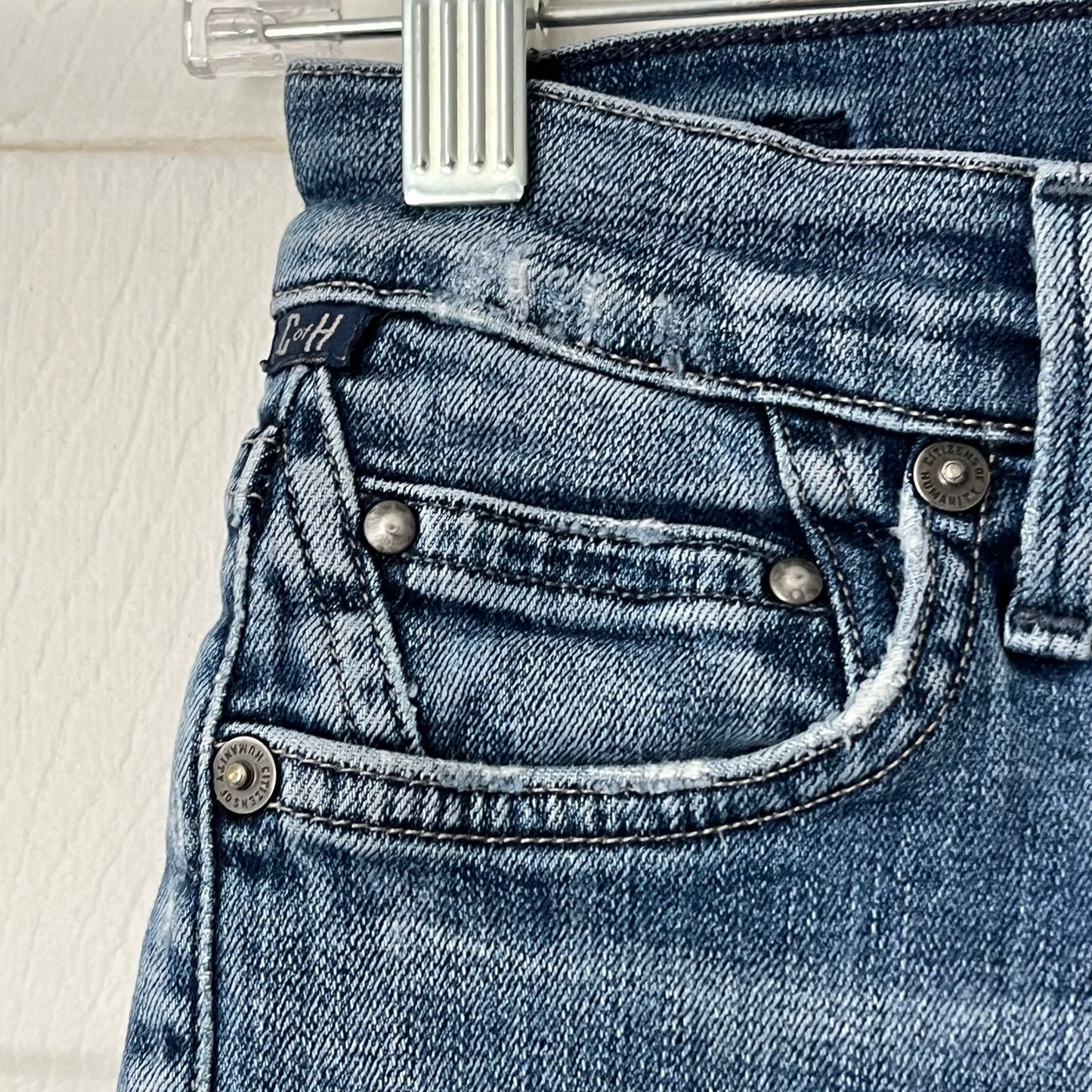 Citizens of Humanity Rocket High Rise Skinny Cutoffs - Size 27