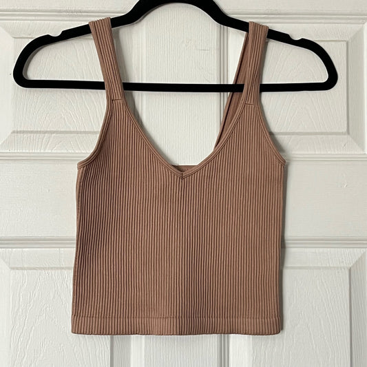 Ribbed Cropped Tank - Size UNKNOWN