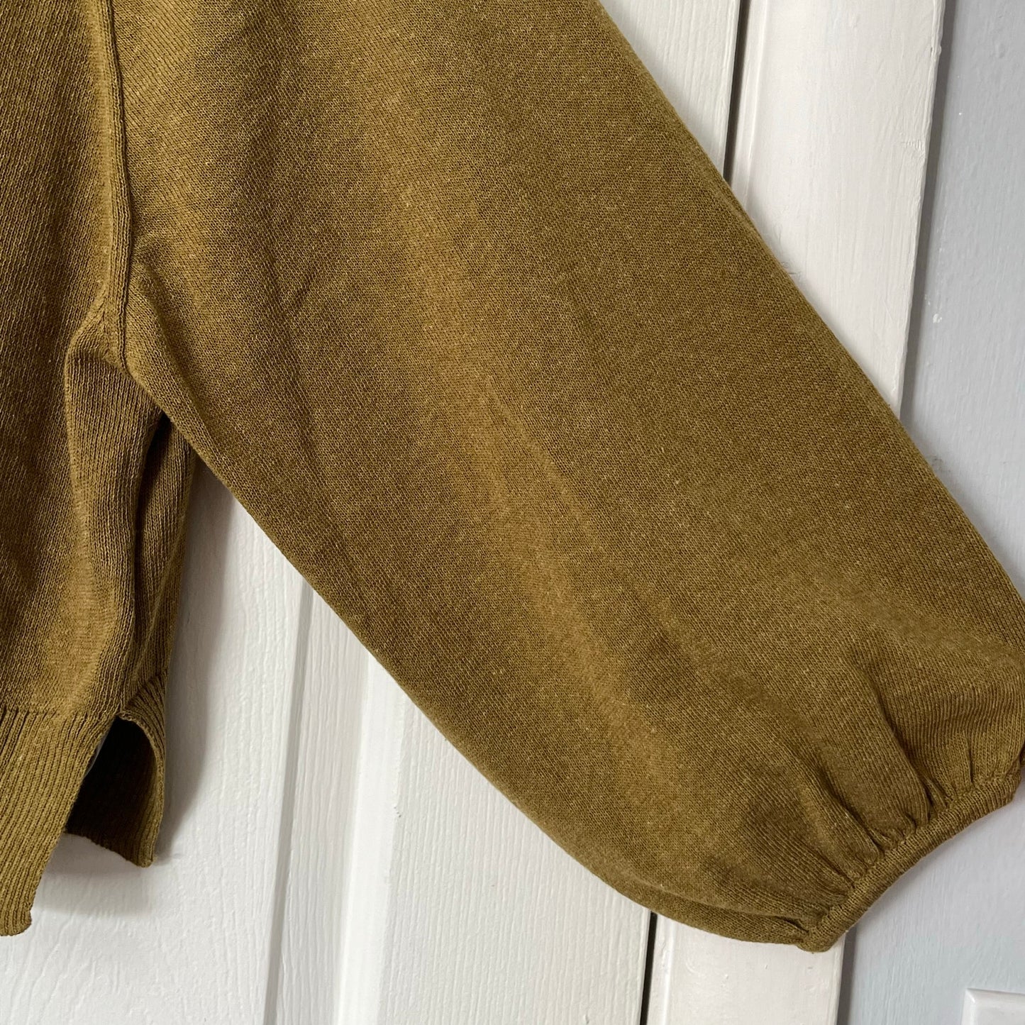 Zara Tie-Neck Split Back Sweater - Size S