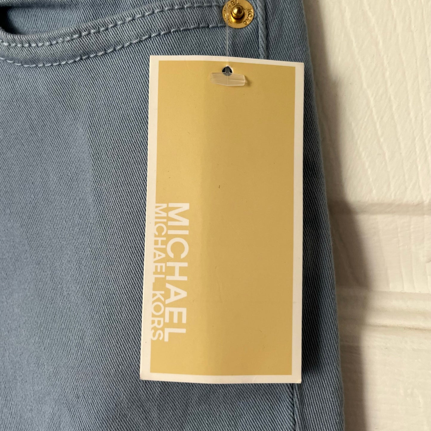 MICHAEL Michael Kors Izzy Cropped Skinny Mid-Rise Cropped Pants - Size 2P - NWT