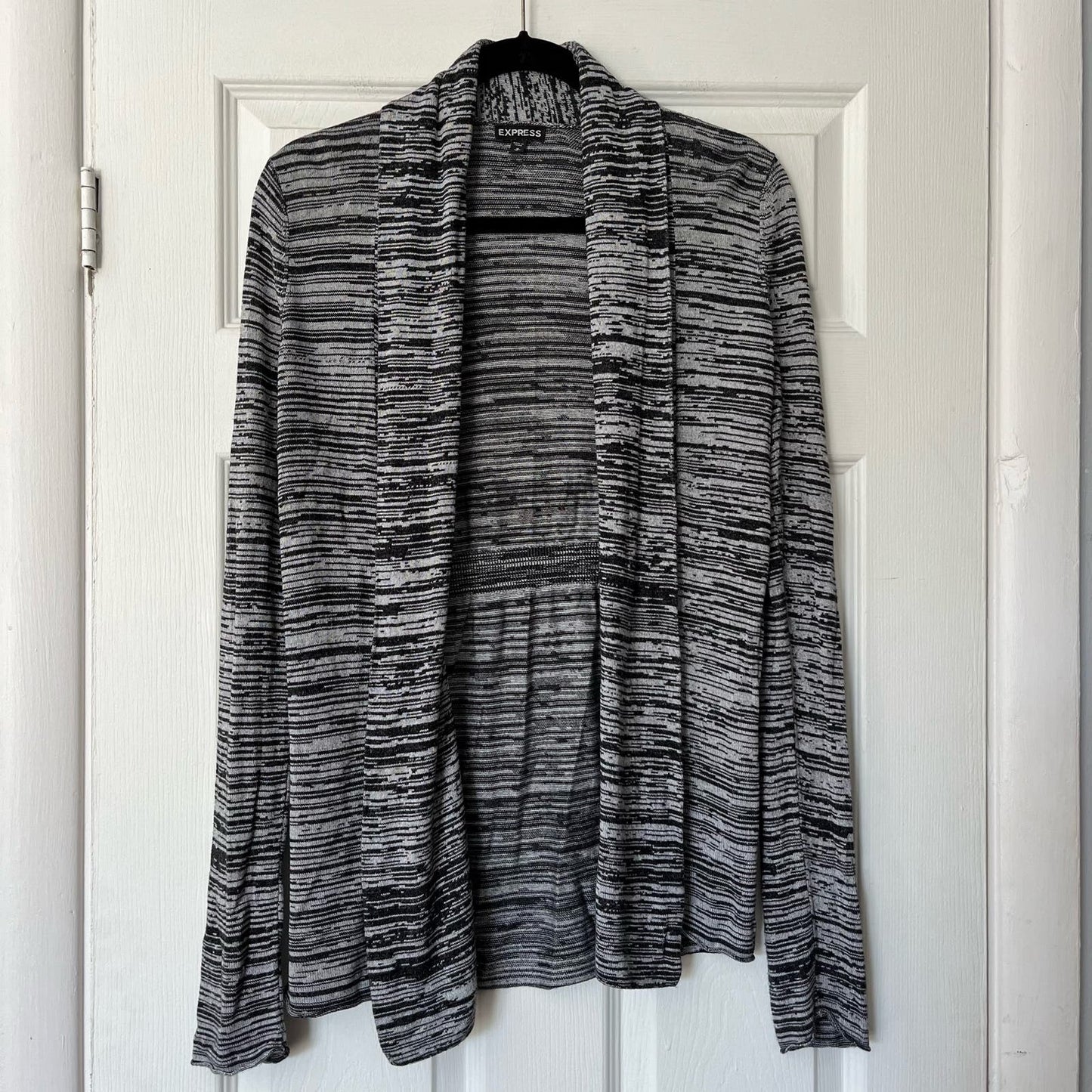 Express Space Dyed Open Front Cardigan - Size M