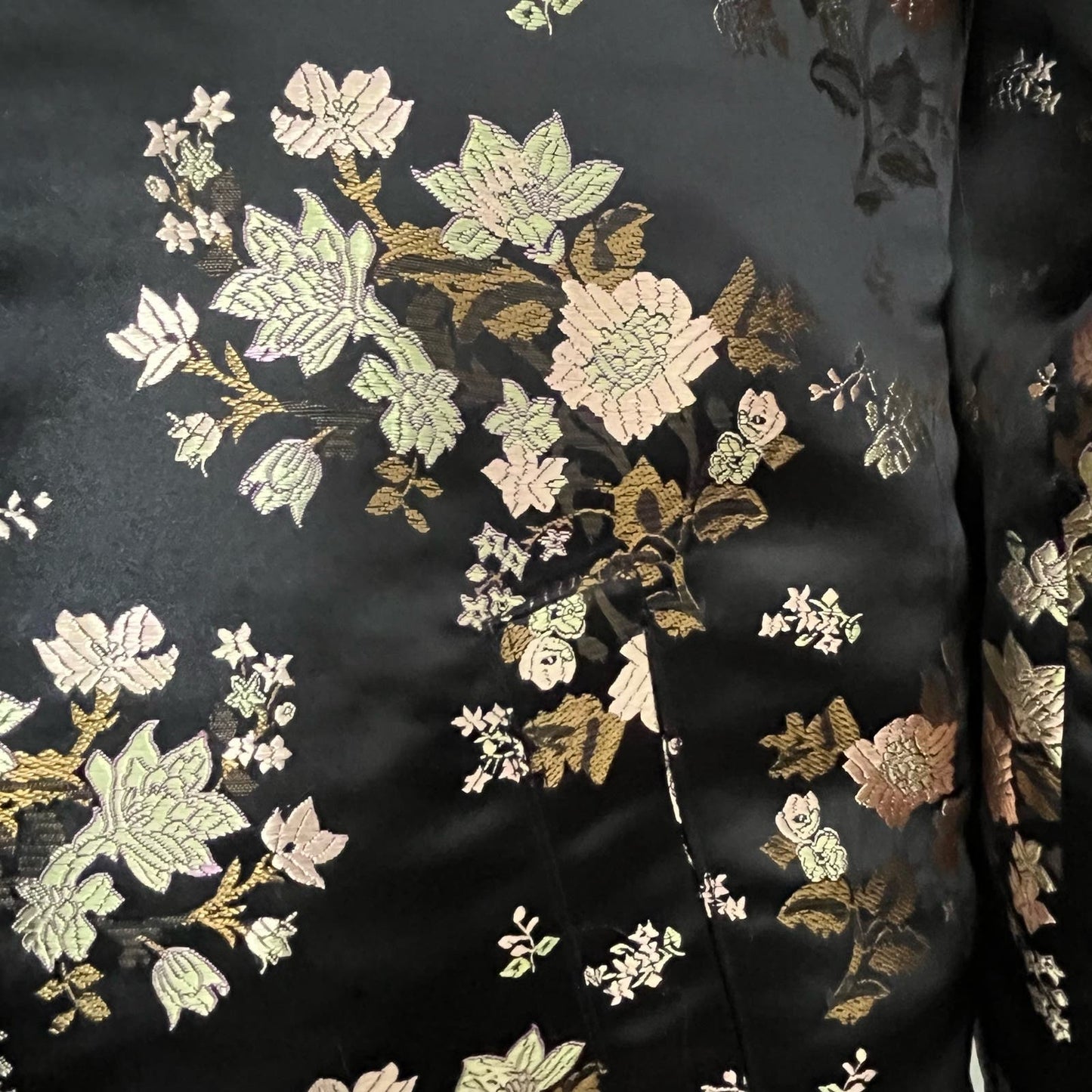 [No Label] Jacquard Style Long Line Jacket - Size UNKNOWN