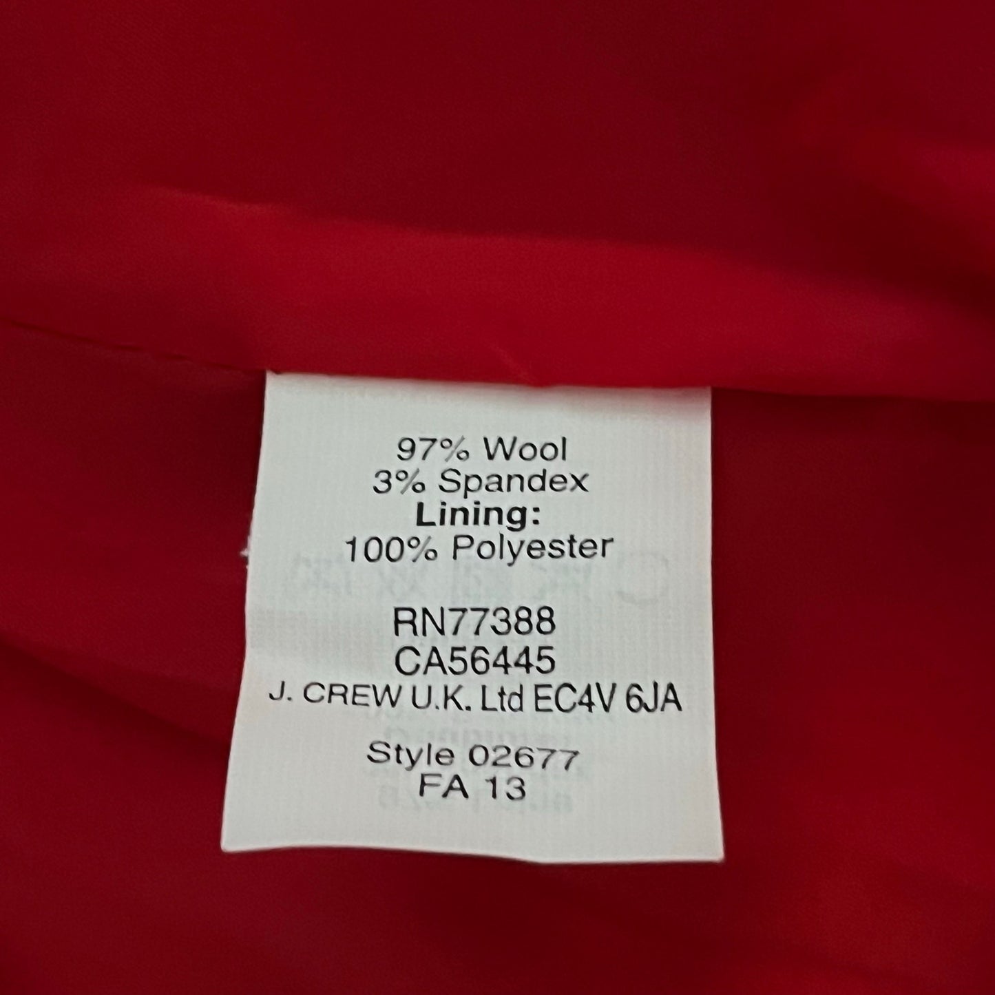 J. Crew Scallop Edge Wool Skirt - Size 6