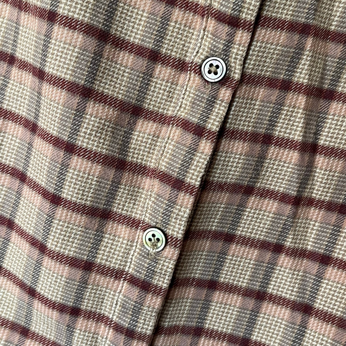 Paige Jenelle Plaid Button-Down Shirt - Size XS