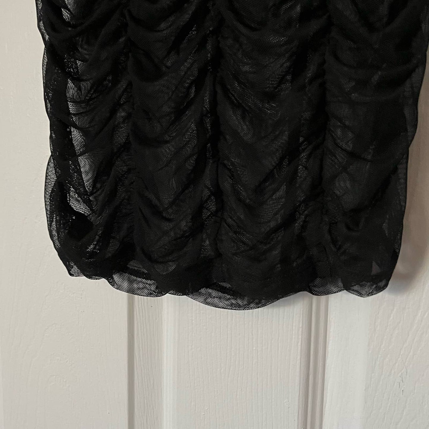 Majorelle Shirred Chiffon Skirt w/Underpants - Size S