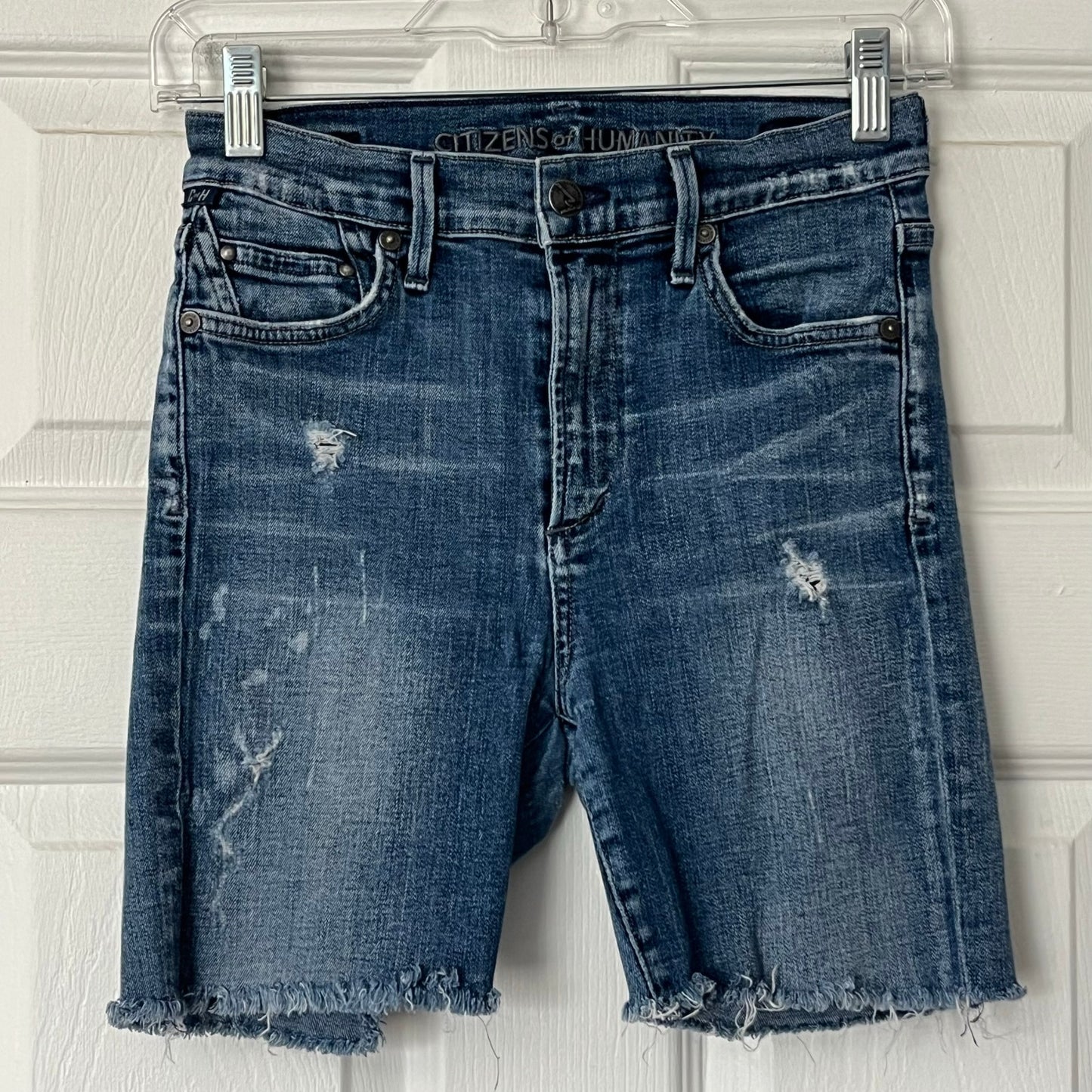 Citizens of Humanity Rocket High Rise Skinny Cutoffs - Size 27