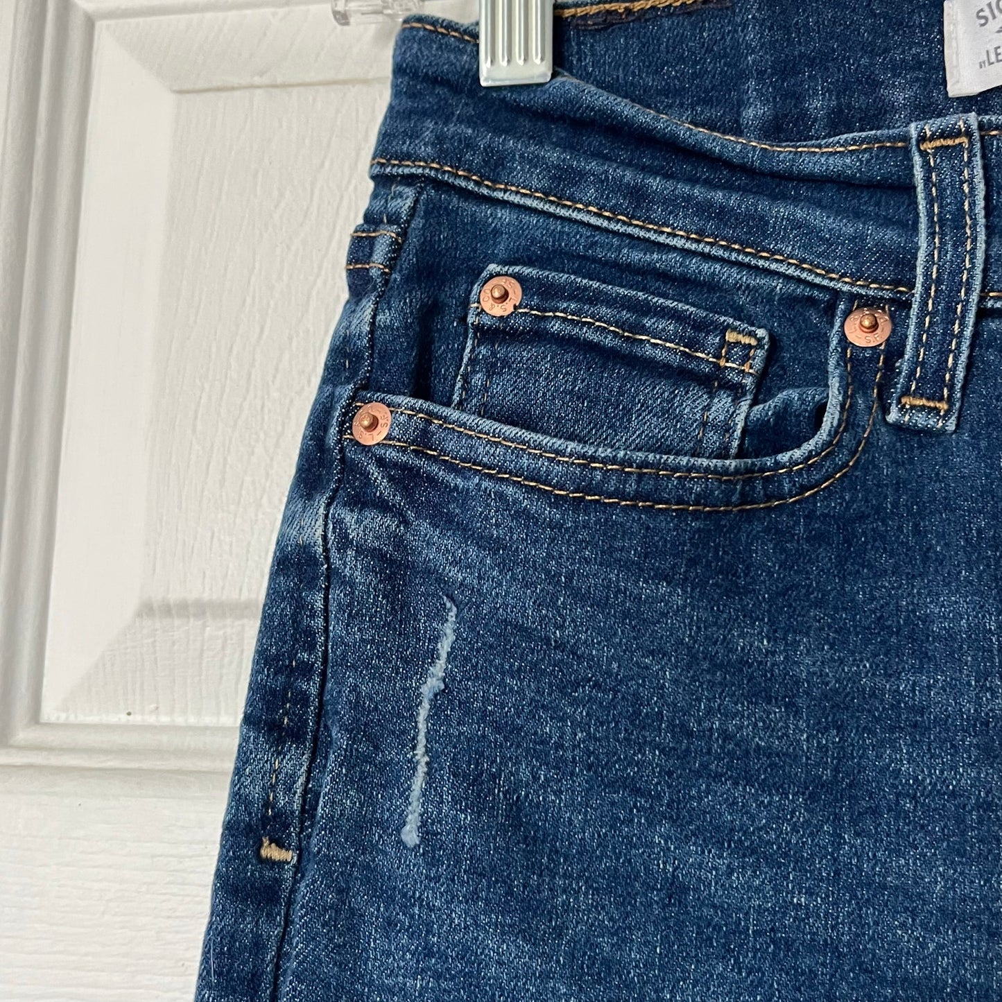 Levi's Signature Distressed High Waist Skinny Jeans - Size 28