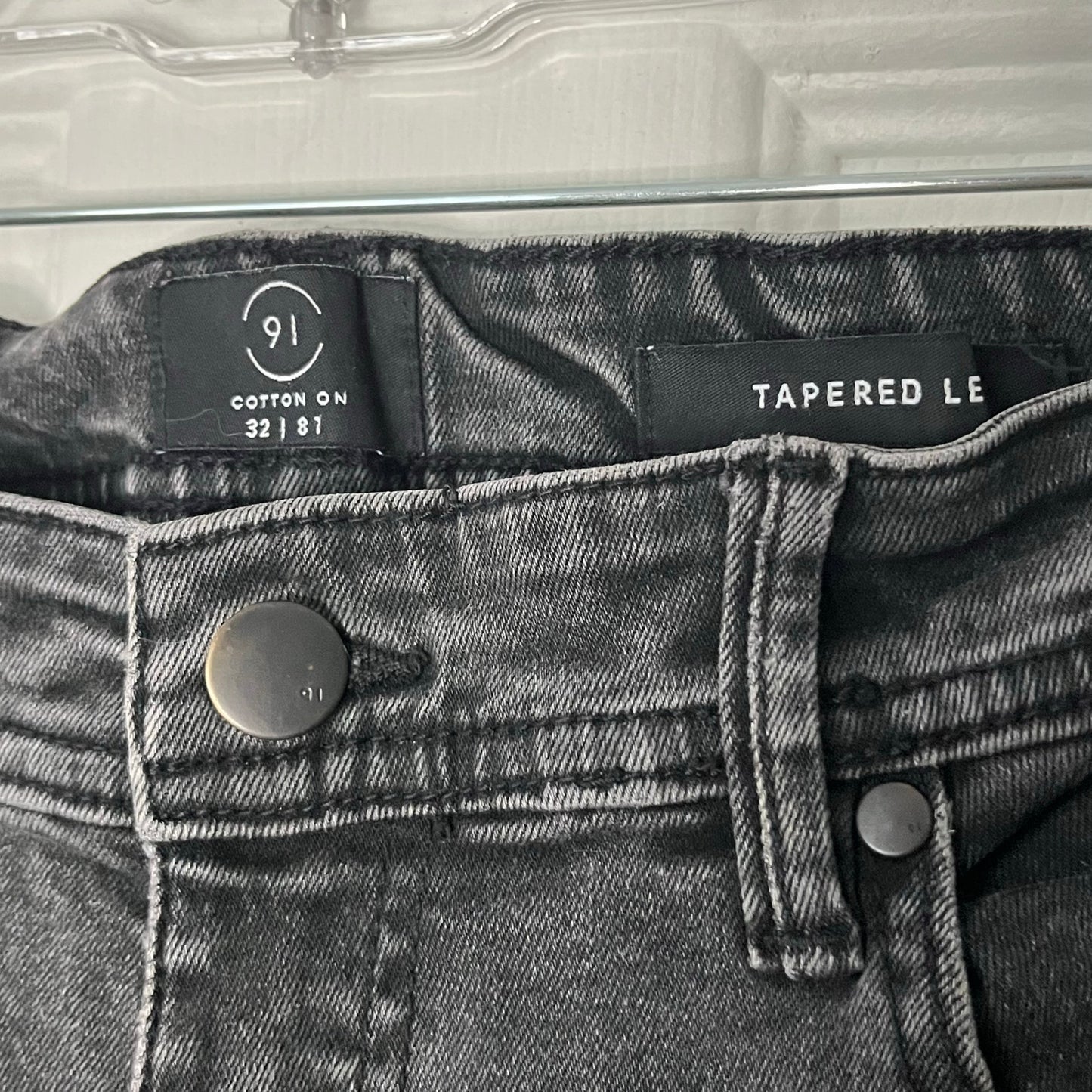 Cotton On 91 Tapered Leg Cargo Jeans - Size 32