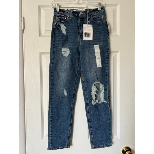 Indigo Rein Distressed Skinny Jeans - Size 5 - NWT