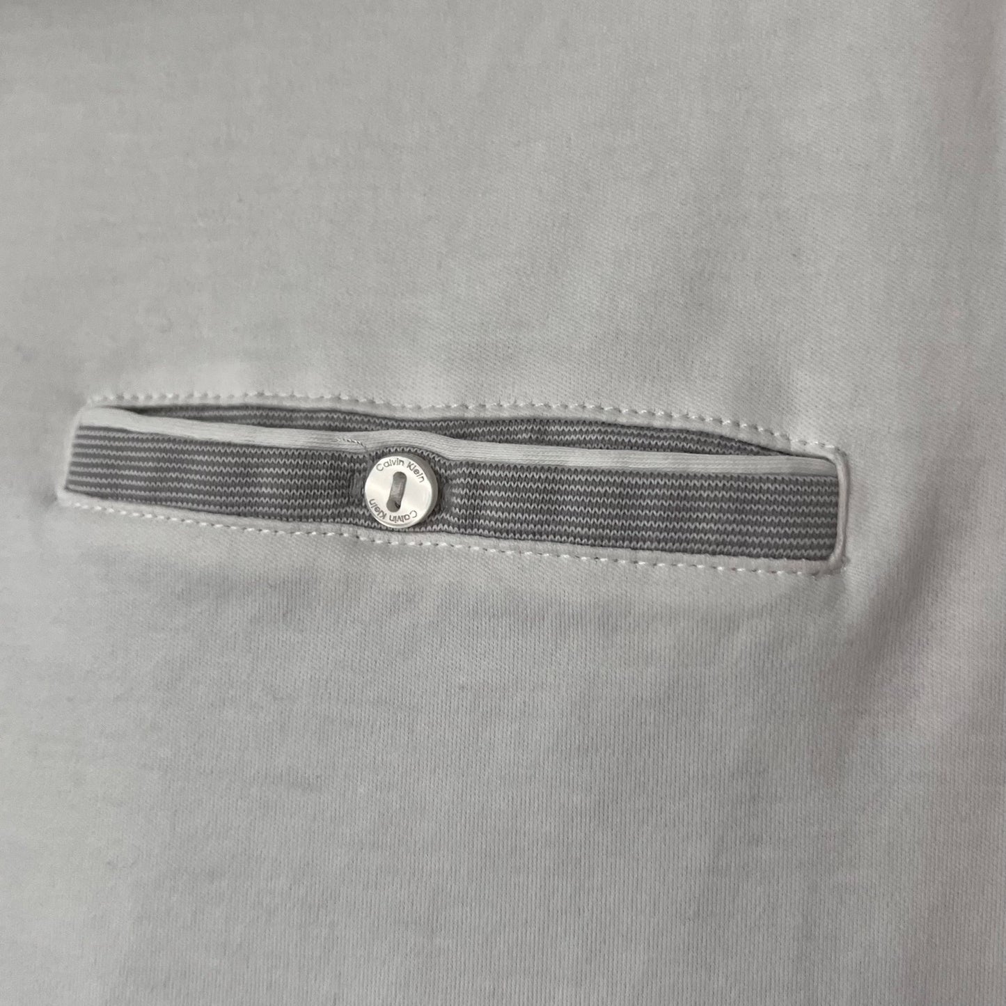 Calvin Klein Body Fit Contrast Collar Polo - Size M