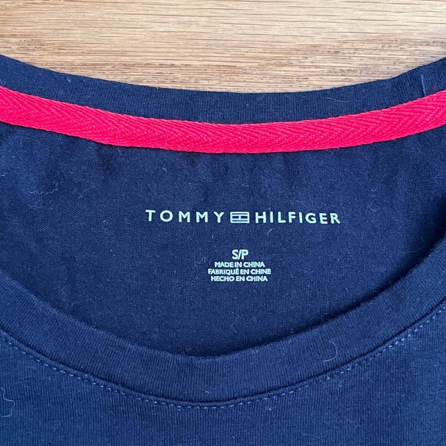 Tommy Hilfiger Heart Logo Tee - Size S