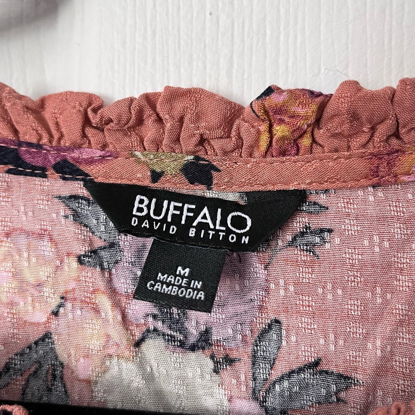 Buffalo David Bitton Floral Blouse - Size M