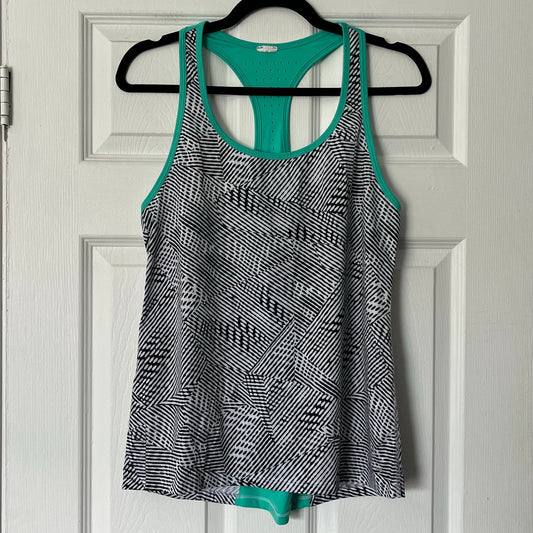 Contrast Trim Racerback Workout Tank - Size M*