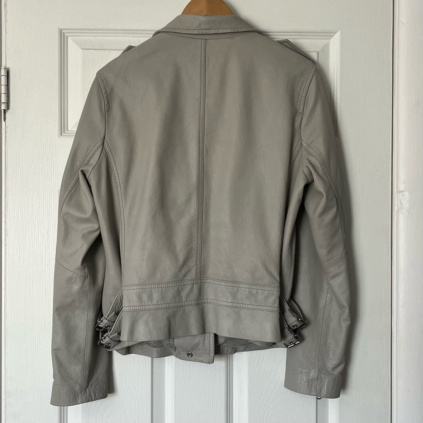 Rebecca Taylor Lamb Leather Biker Jacket - Size 12