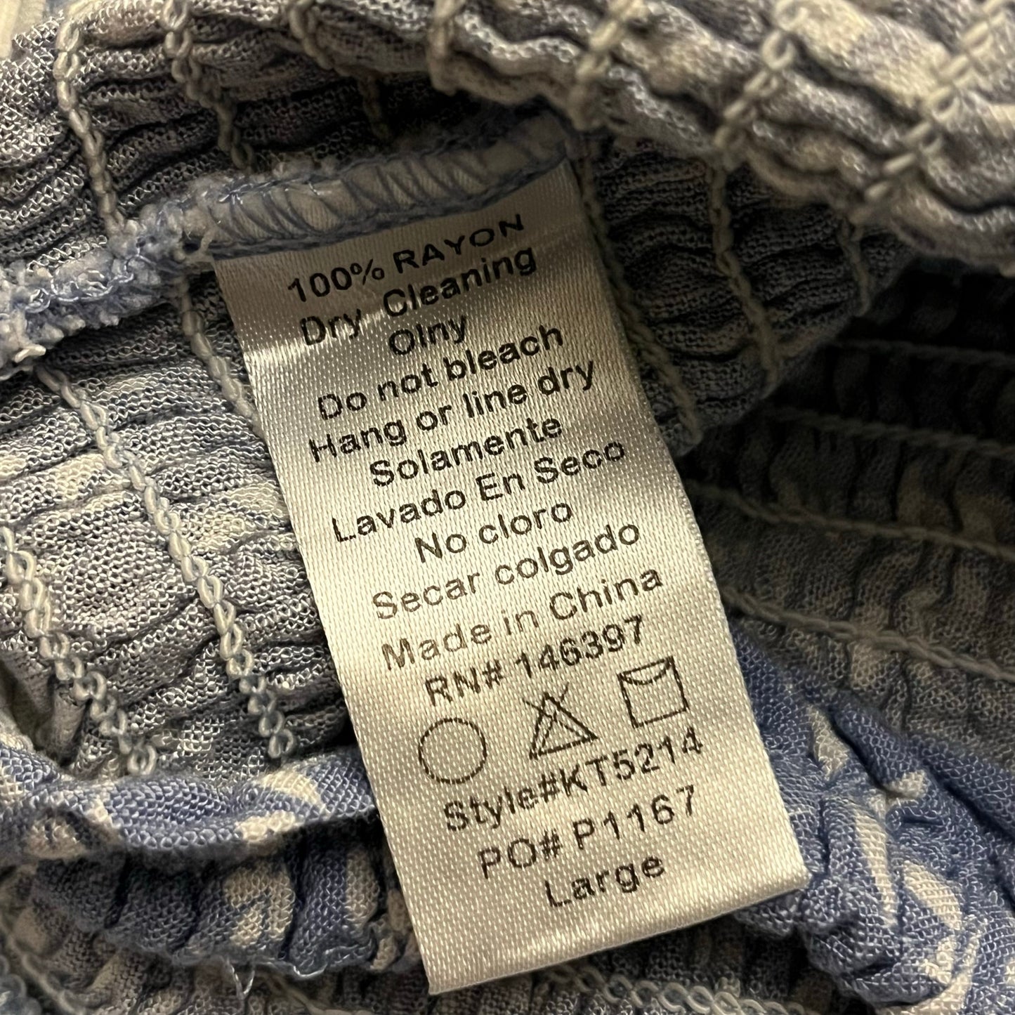 Endless Blu Ruched Bandeau Top - Size L