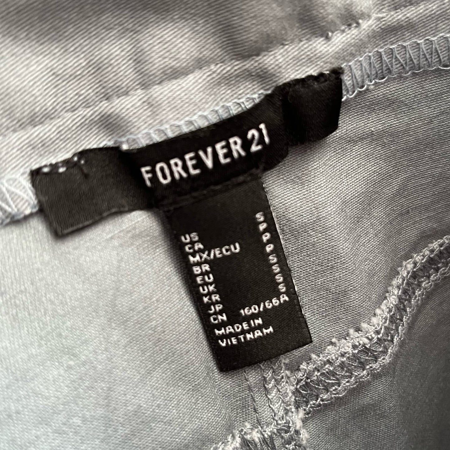 Forever 21 Zip Pocket Mini Skirt - Size S