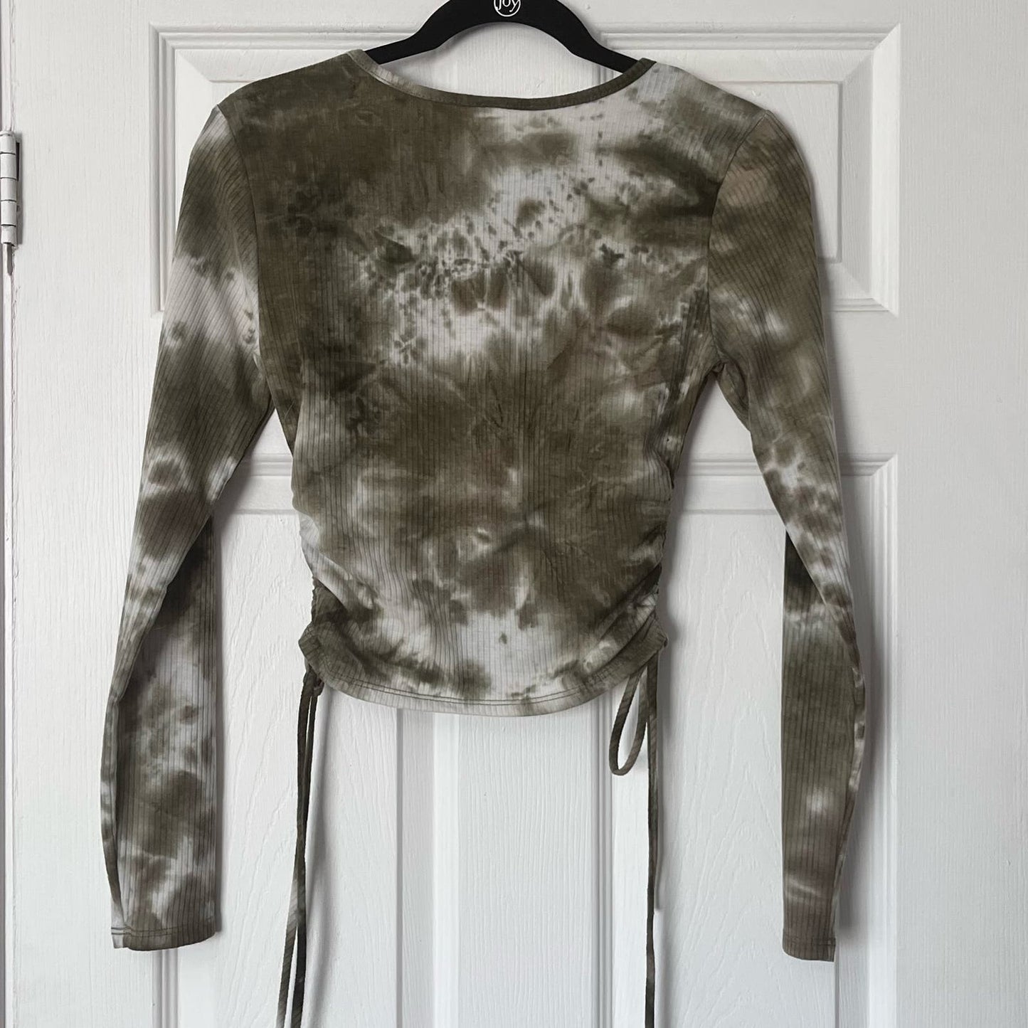Chocolate USA Side-Ruched Tie-Dye Top - Size M