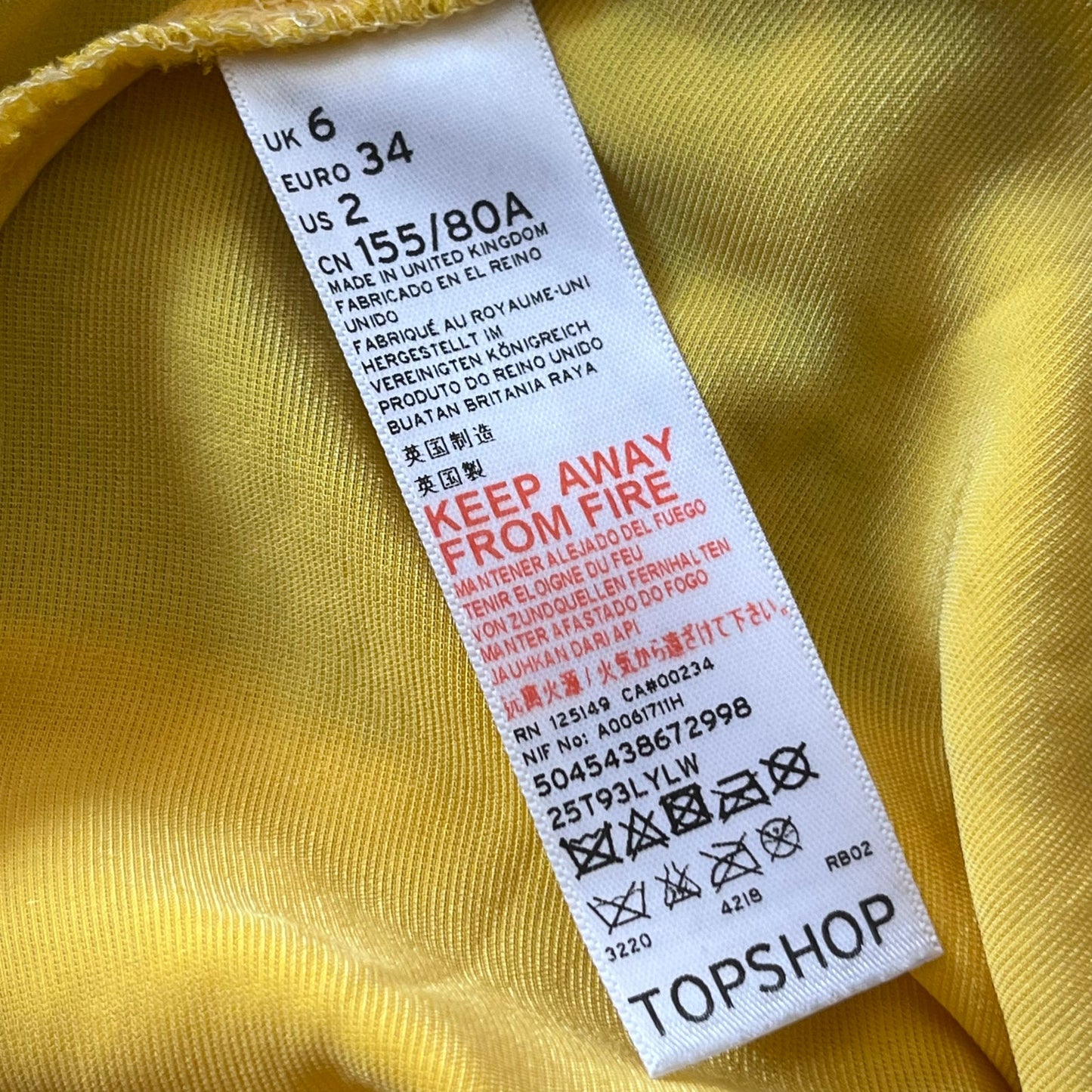 Topshop Boutique Silk Velour Camisole Top - Size 2