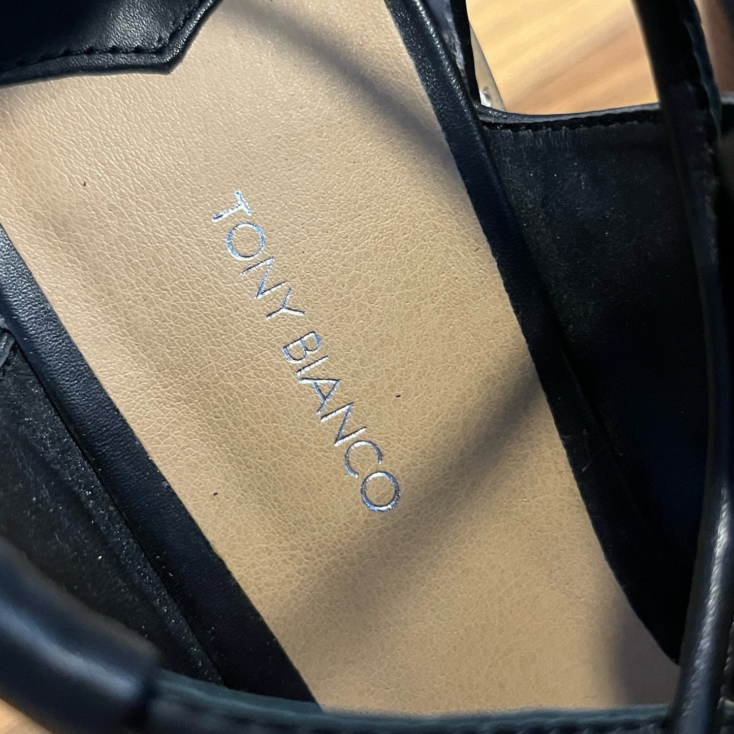 Tony Bianco 'Kristen' Lace-Up Leather Block Heels - Size 9 - NIB