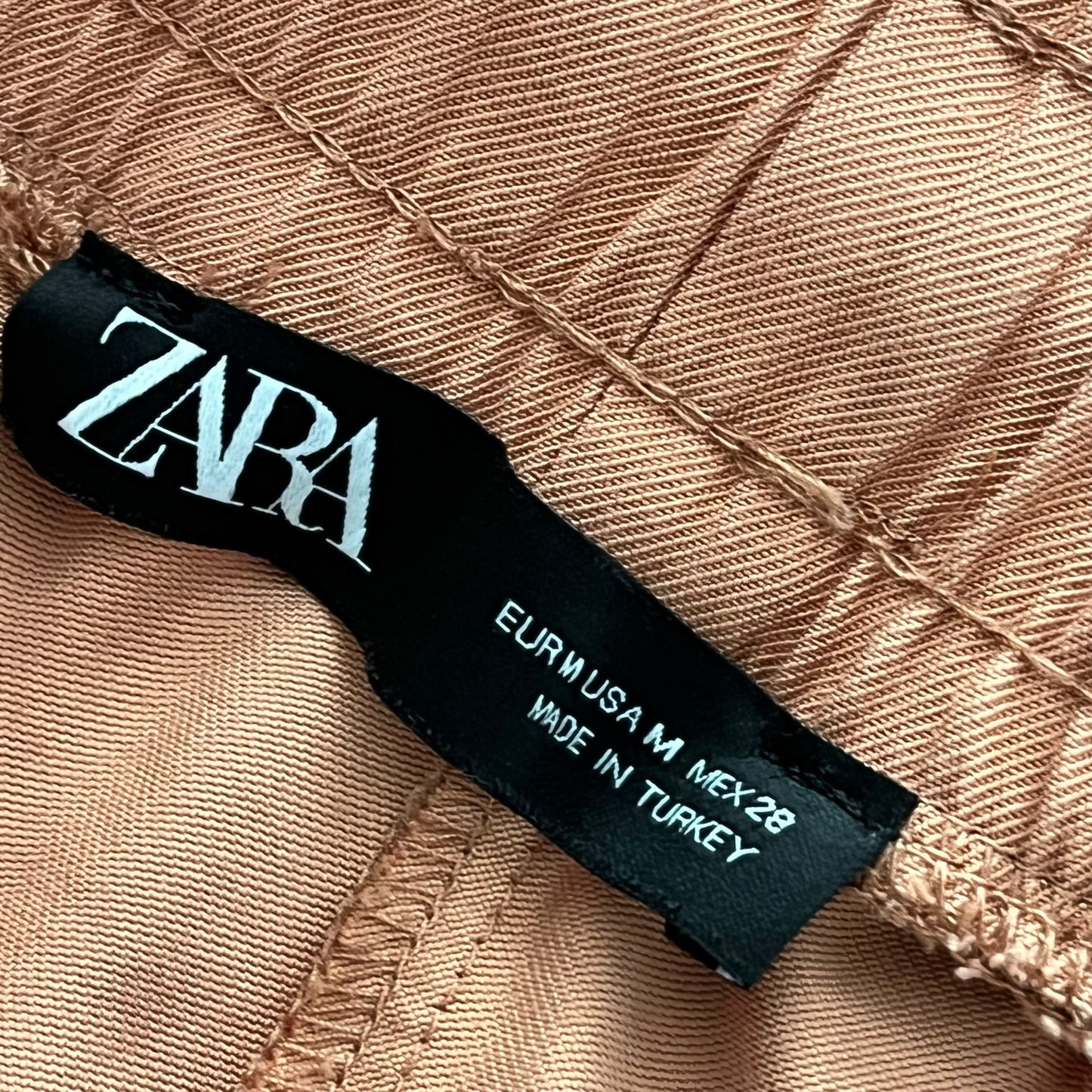Zara Zip-Pocket Drawstring Joggers - Size M
