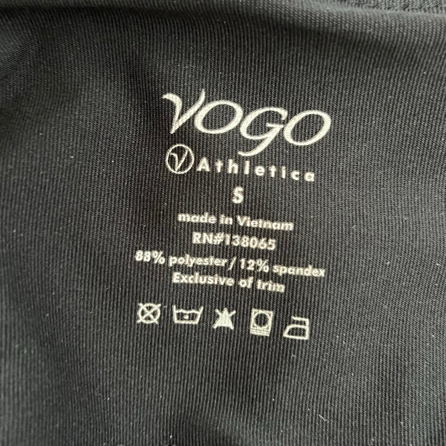 Vogo Athletica Mesh Inset Cropped Leggings - Size S