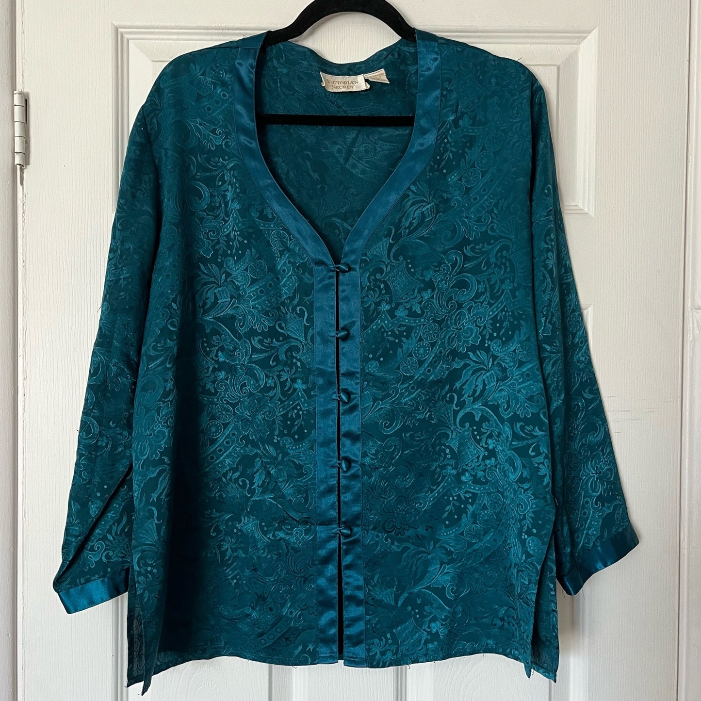 Victoria's Secret Jacquard/Satin Pajamas - Size S