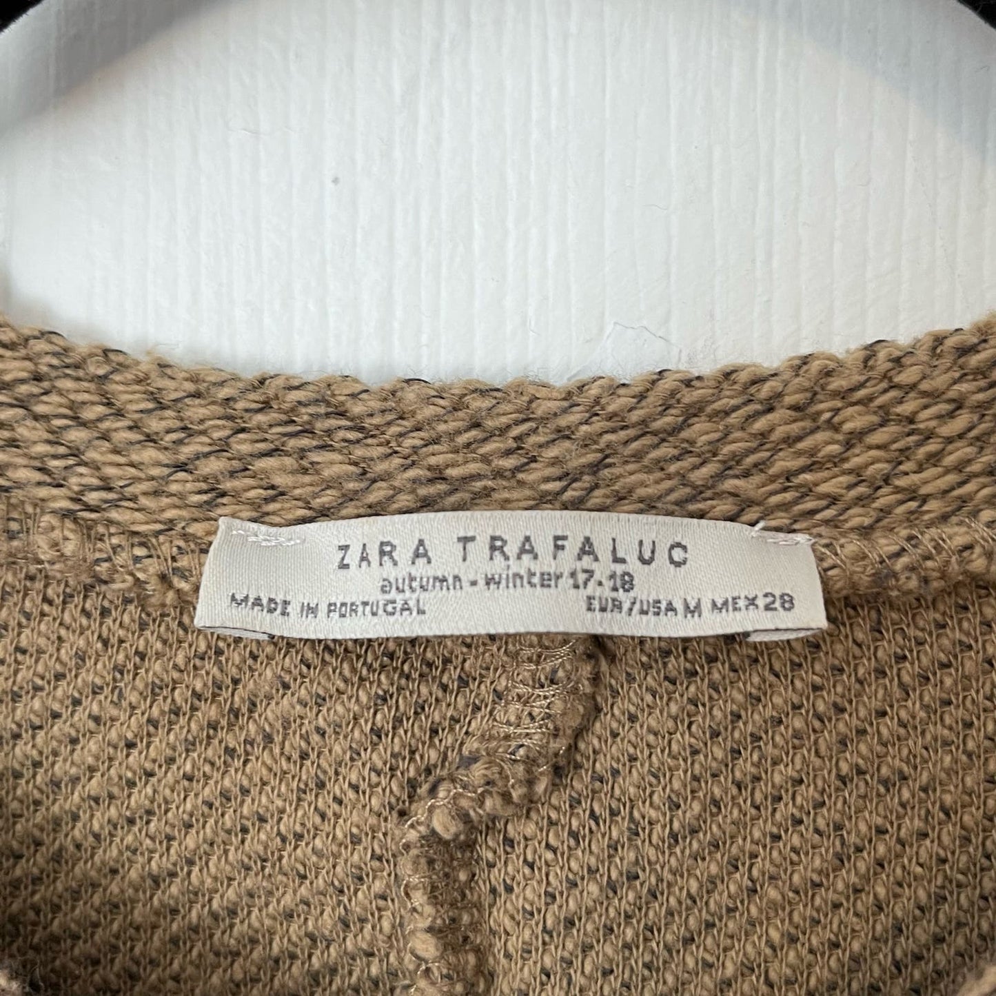 Zara Trafaluc Pearl Epaulette Sweater - Size M
