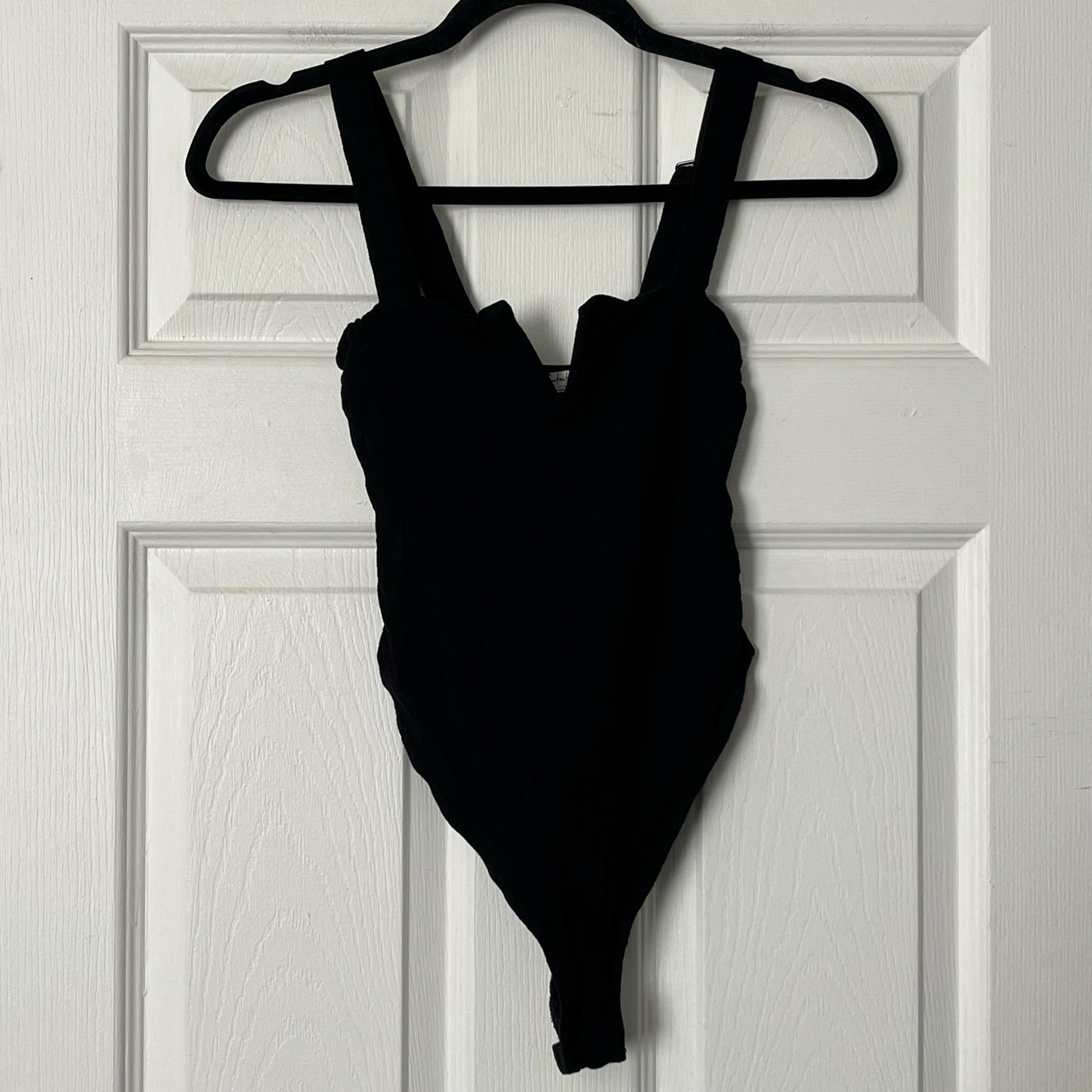 Intimately by Free People V-Neck Shelf Bra Bodysuit - Size XS