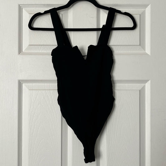 Intimately by Free People V-Neck Shelf Bra Bodysuit - Size XS