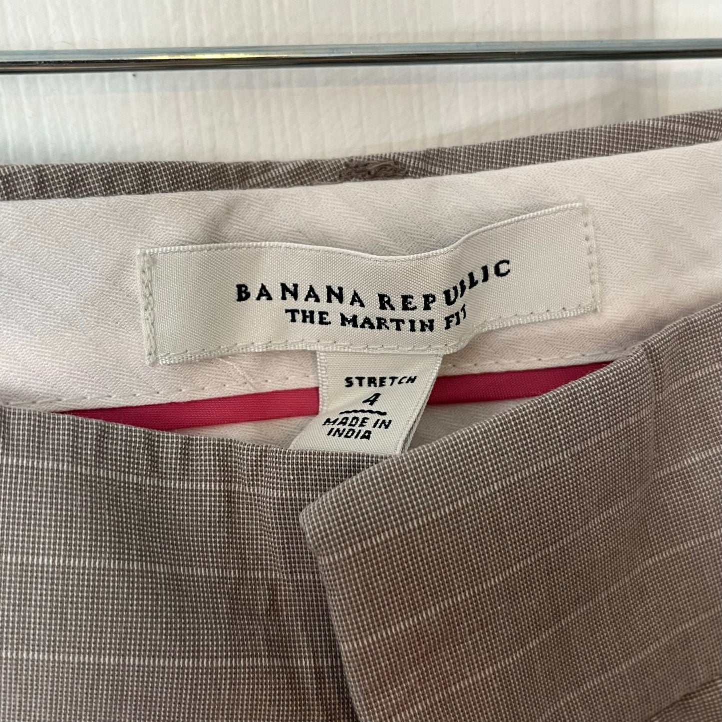 Banana Republic Martin Fit Striped Slacks - Size 4