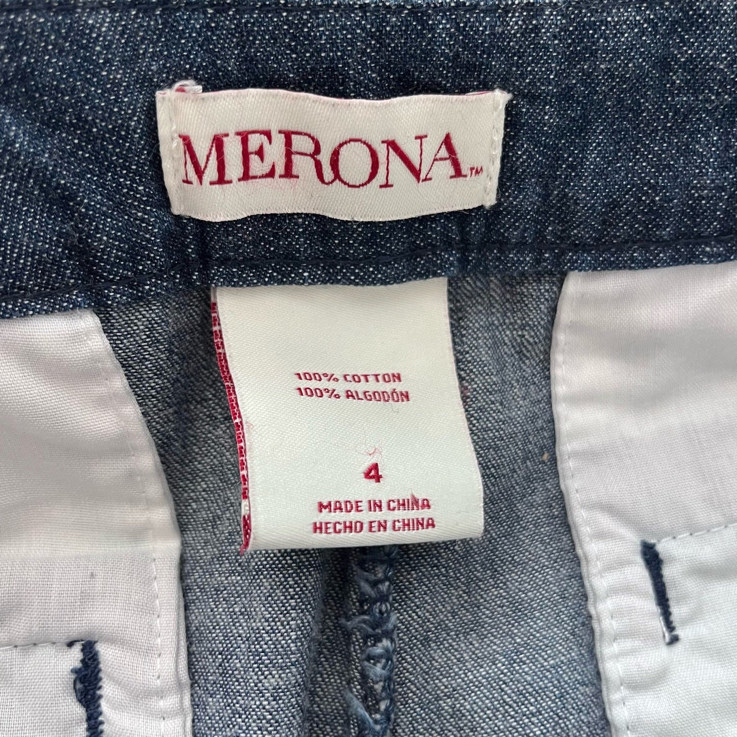 Merona Lightweight Denim Pants - Size 4