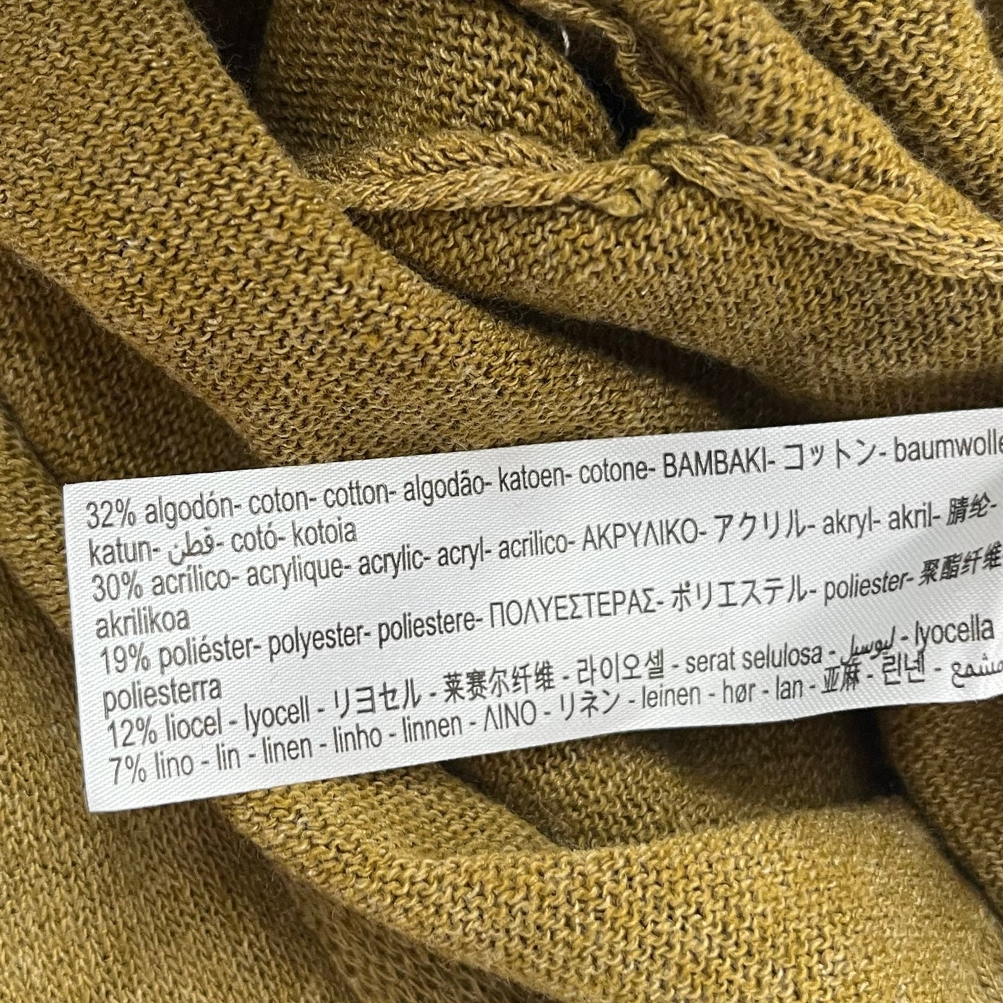 Zara Tie-Neck Split Back Sweater - Size S