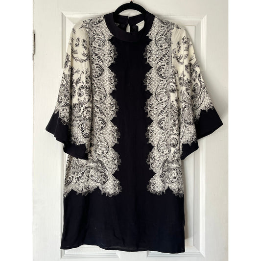 H&M Kimono Sleeve Shift Dress - Size 2