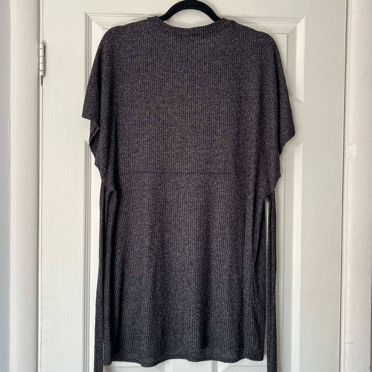 Urban Outfitters Ribbed Knit Tie-Waist Top - Size S