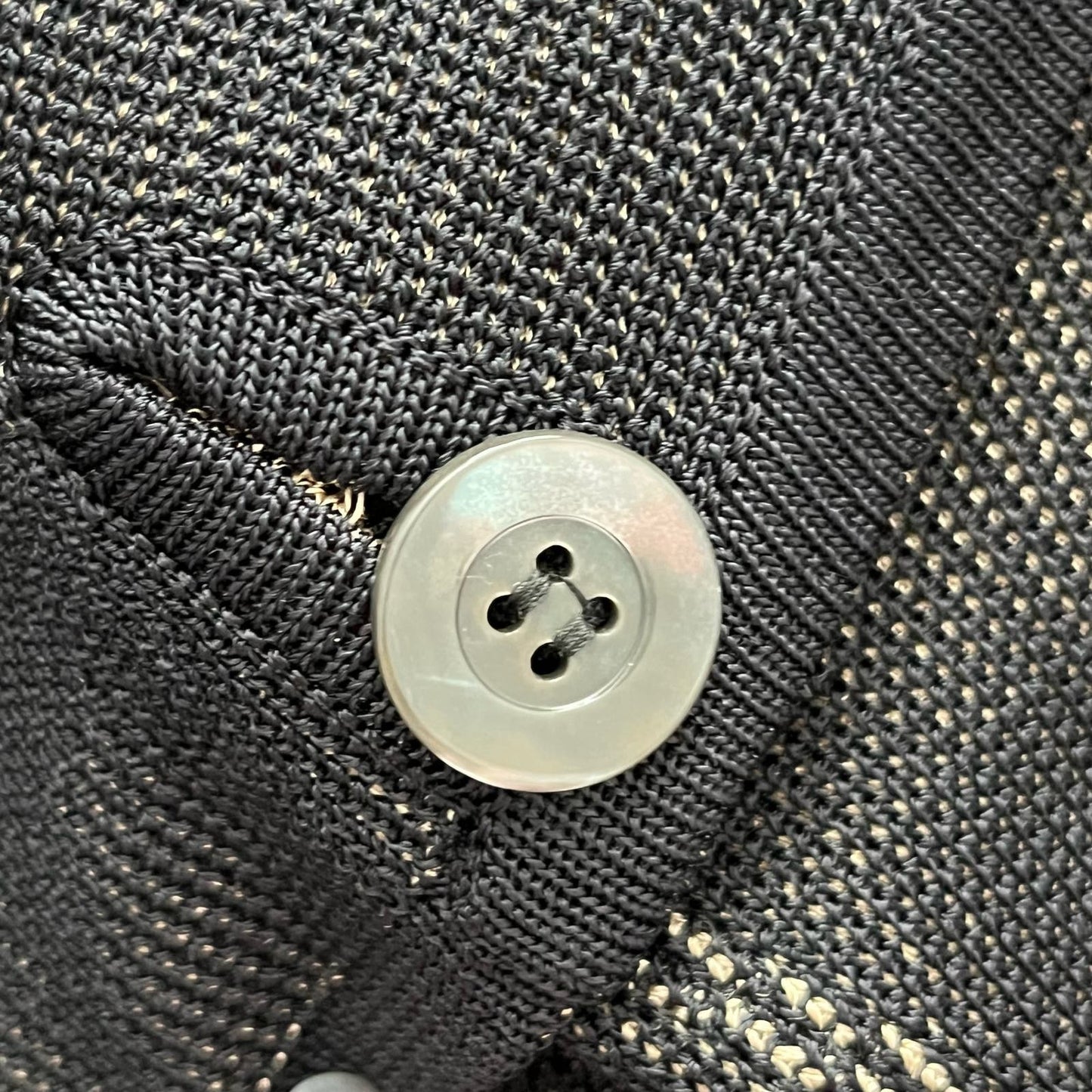 [No Label] Deep V Single Button Cardigan - SIZE UNKNOWN