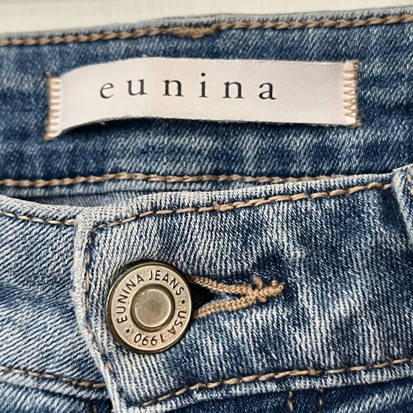Eunina Clara High Rise Skinny Crop Jeans - Size 5