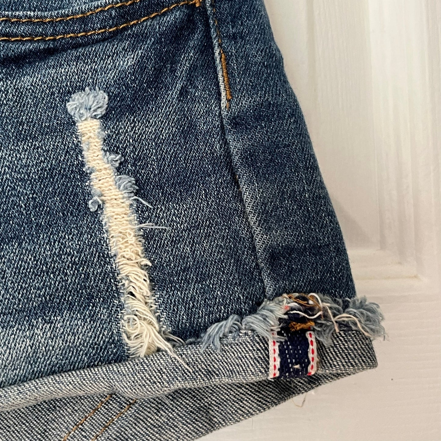 Forever 21 Premium Denim Distressed Cutoff Shorts - Size 25