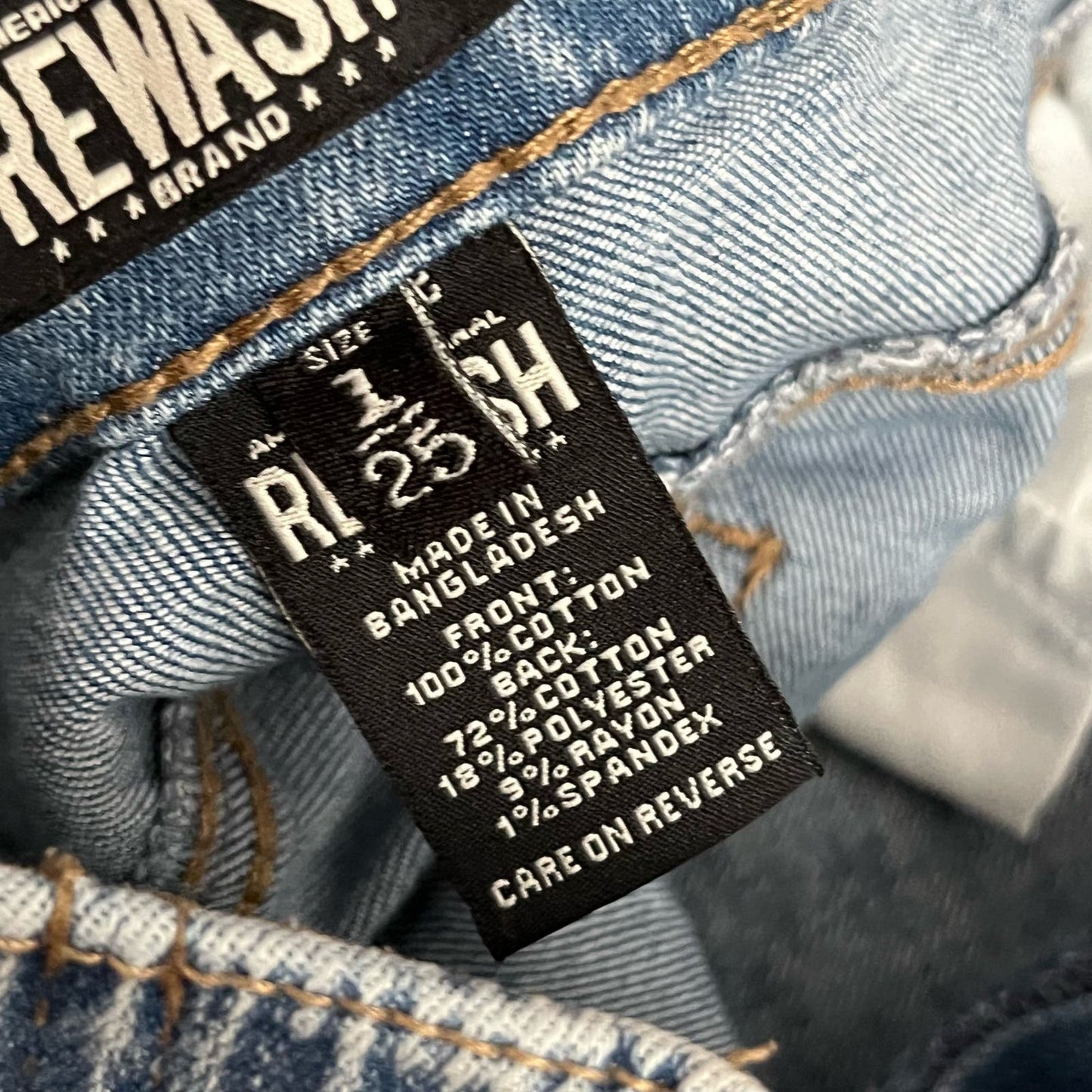 Rewash Distressed Denim Cutoff Shorts - Size 1 / 25