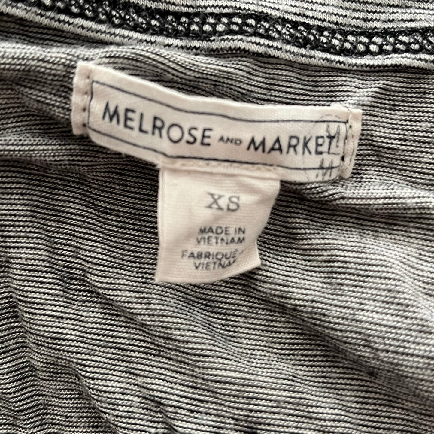 Melrose & Market Striped T-Shirt - Size XS